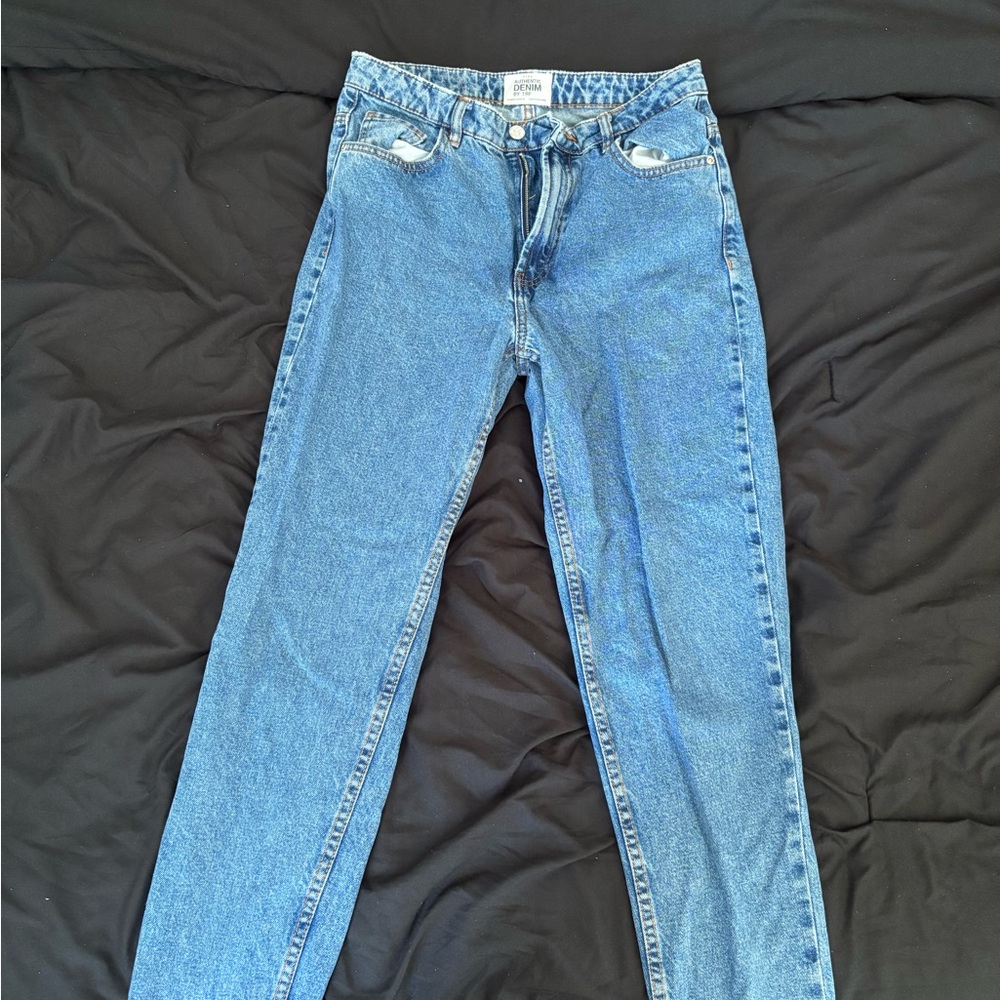Zara Straight Leg Blue Jeans